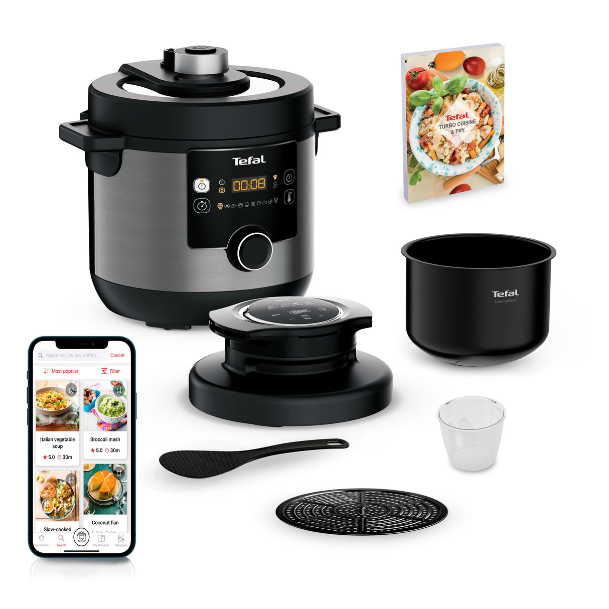 EAN 3045387249144 - Tefal Turbo Cuisine & Fry CY7788 7,6 L Negro 1200 W imagen 1
