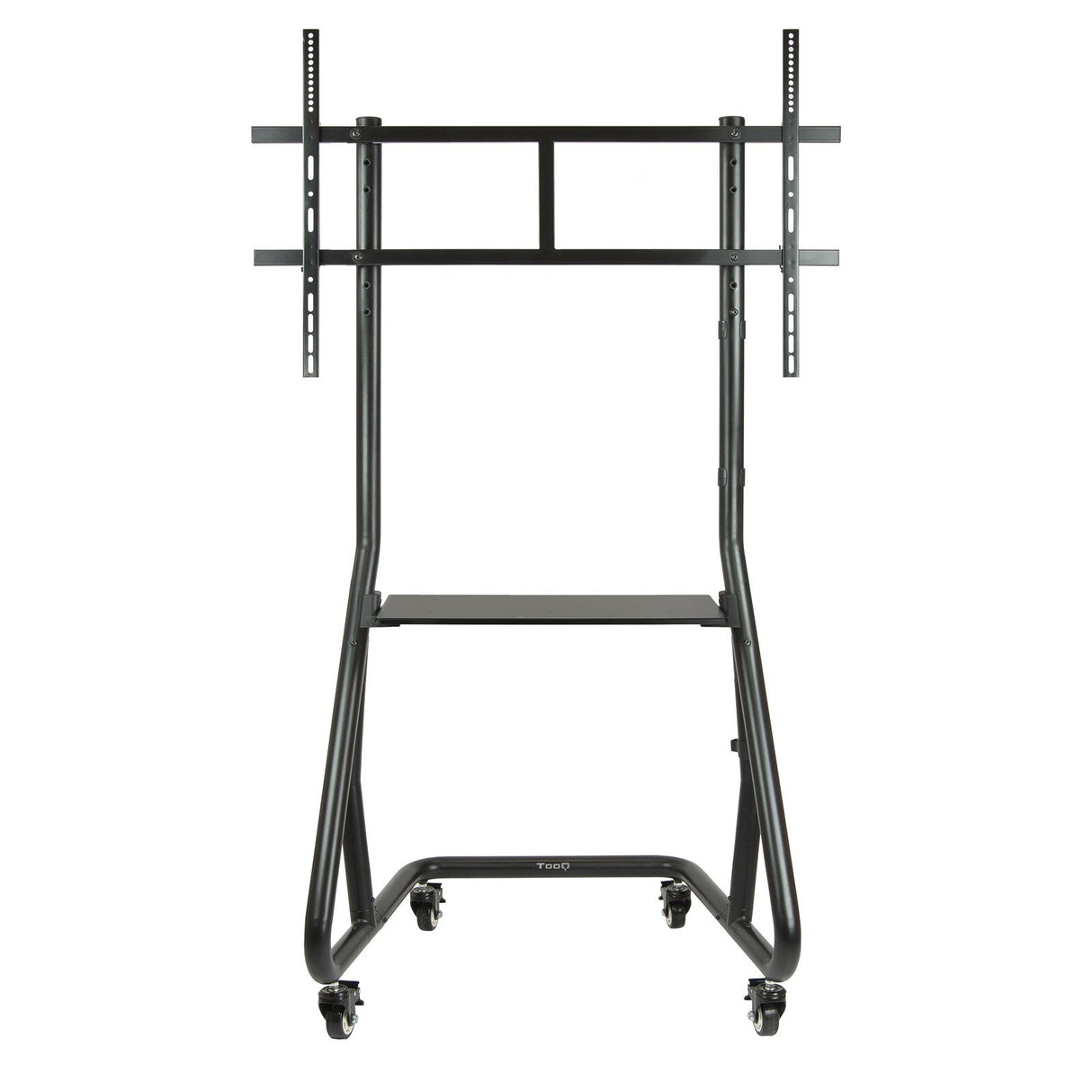 Tooq Soporte De Pantalla De Suelo Con Ruedas 60"-105" - Bloqueo De Ruedas - Sistema Antirrobo - Gestion De Cables -
