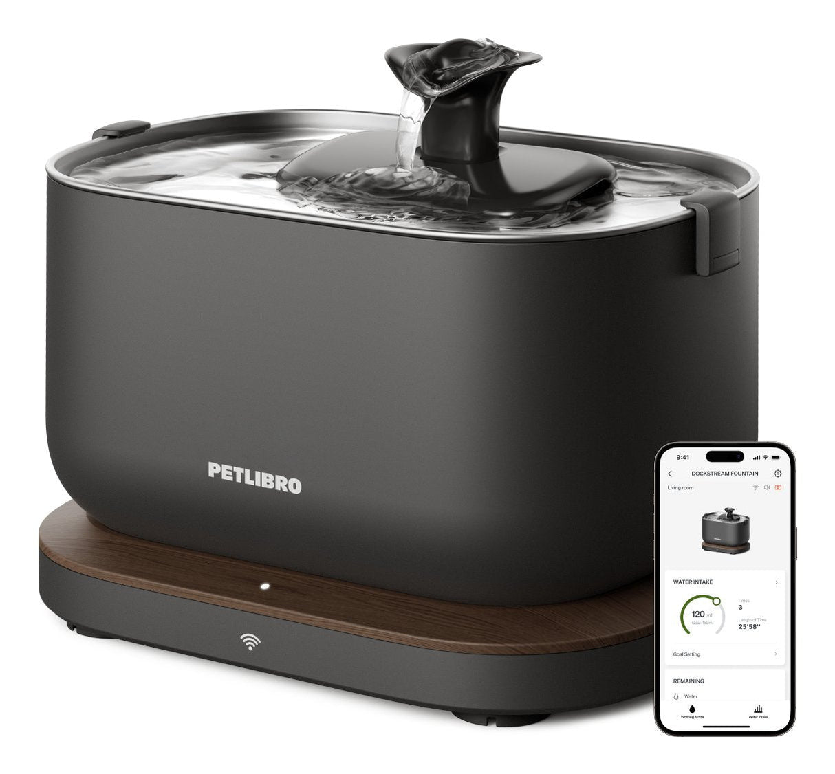 Petlibro Dockmream App Water Fountain Negro