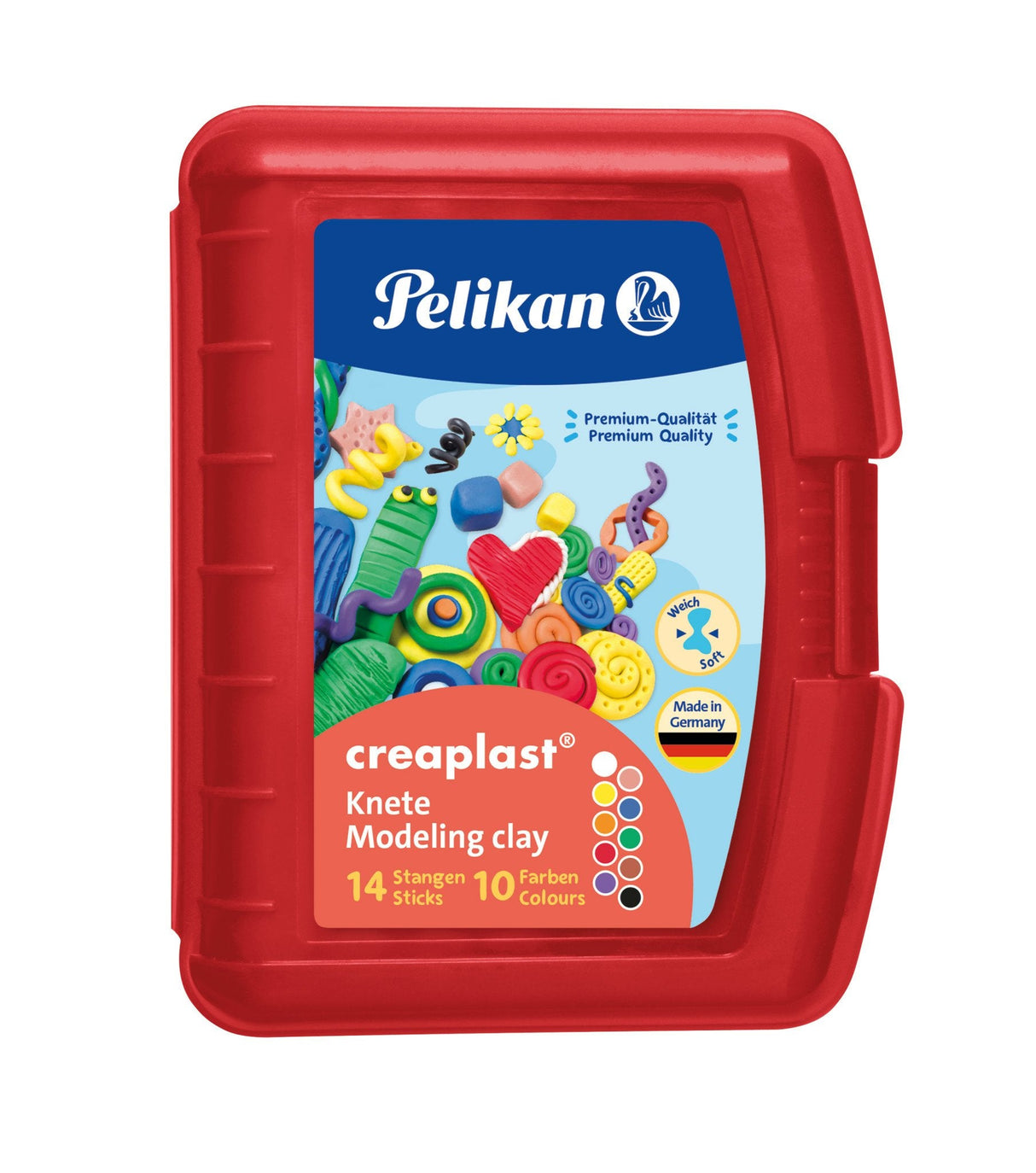 EAN 4012700606747 - Pelikan Creaplast Pasta de modelar 240 g Multicolor 14 pieza(s) imagen 1