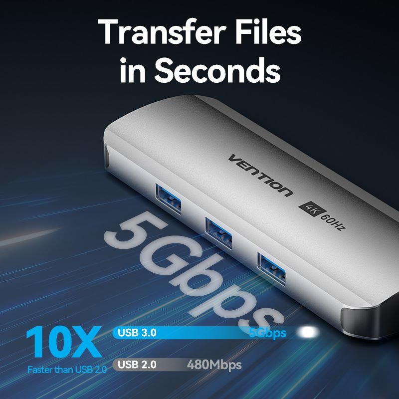 EAN 6922794775114 - Vention TQLHB base de conexión para disco duro Gris imagen 5