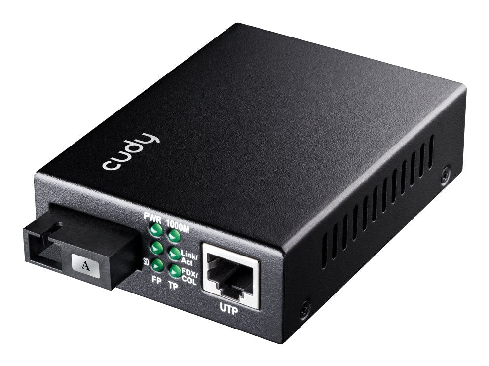 EAN 6971690792459 - Cudy MC100GSB-60A convertidor de medio 1000 Mbit/s Multimodo, Monomodo Negro imagen 1