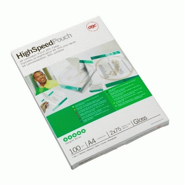 Gbc Carteras Highspeed A4 De 125 Micras Para Plastificar
