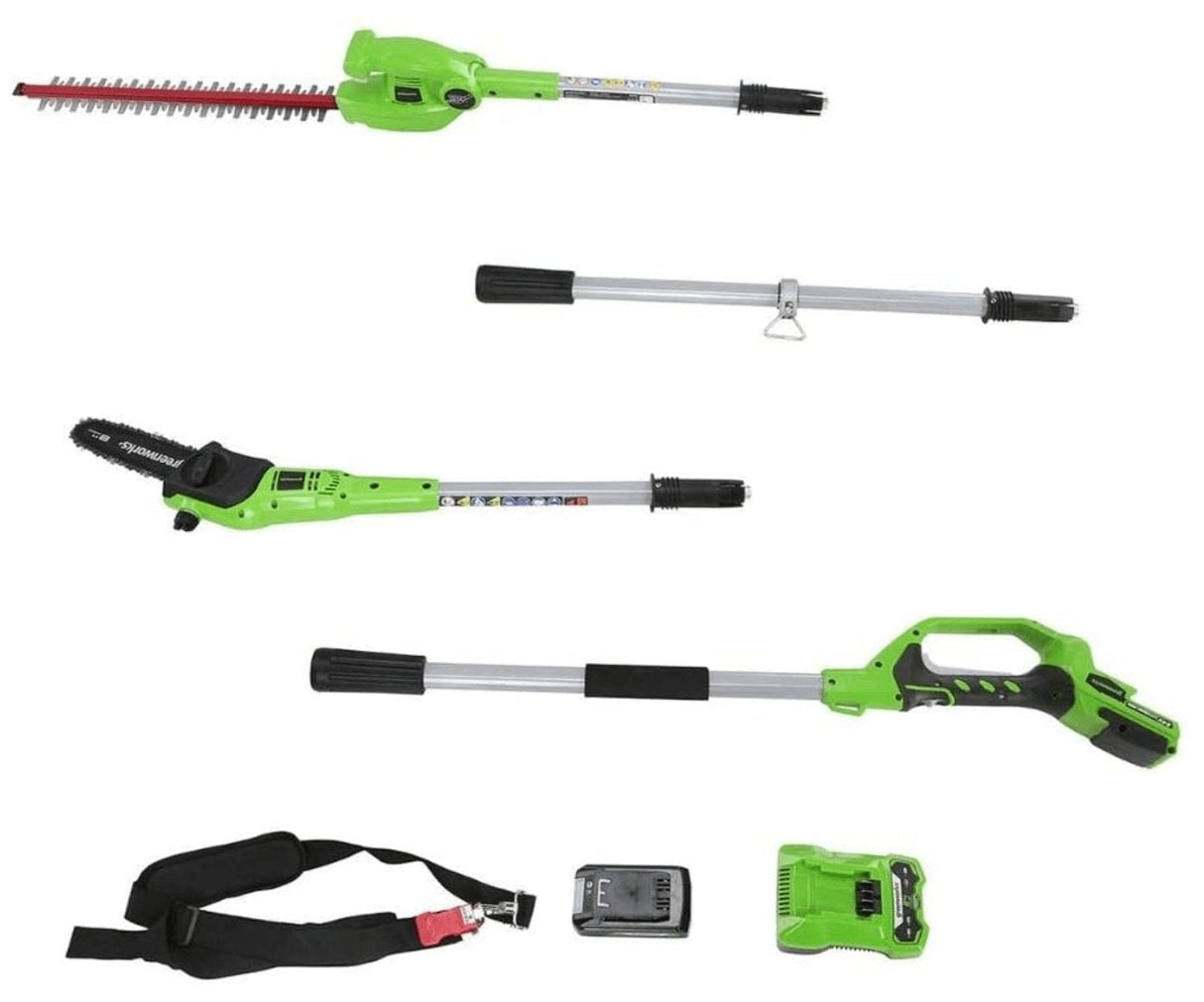 Sierra De Pértiga Y Cortasetos De Pértiga De 24 V Greenworks G24psh - 1303307