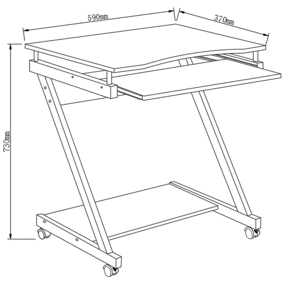 EAN 8059018363661 - Techly ICA-TB 935B escritorio para ordenador Negro imagen 3