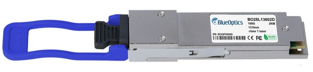 Blueoptics Hpe X150 Jh673a Blueoptics Bo28l13602d Qsfp28 Transceiver, 100gbase-Cwdm4, Singlemode Fiber, 4xwdm, 2km
