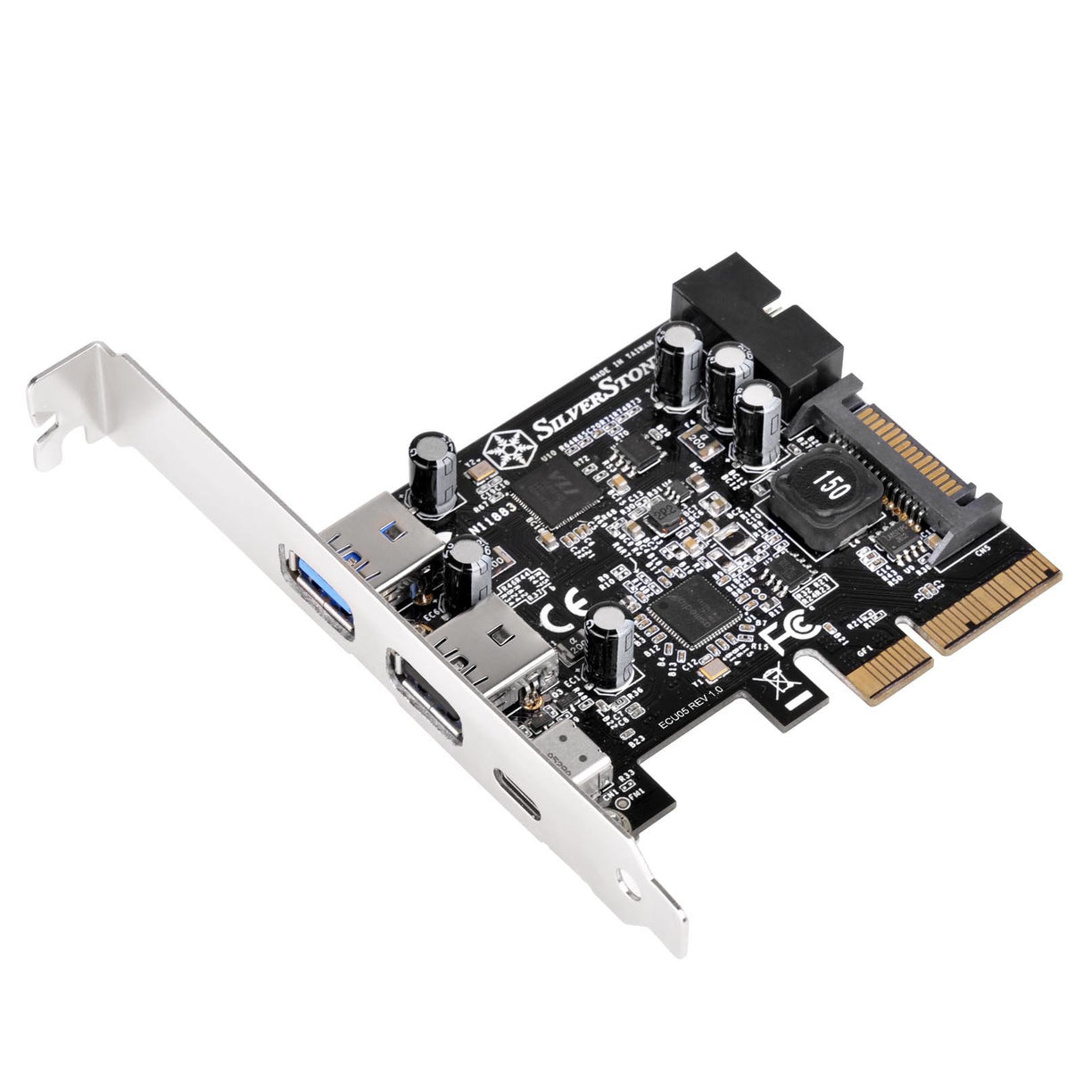 EAN 4710007223062 - Silverstone ECU05 tarjeta y adaptador de interfaz Interno USB 3.2 Gen 1 (3.1 Gen 1) imagen 1