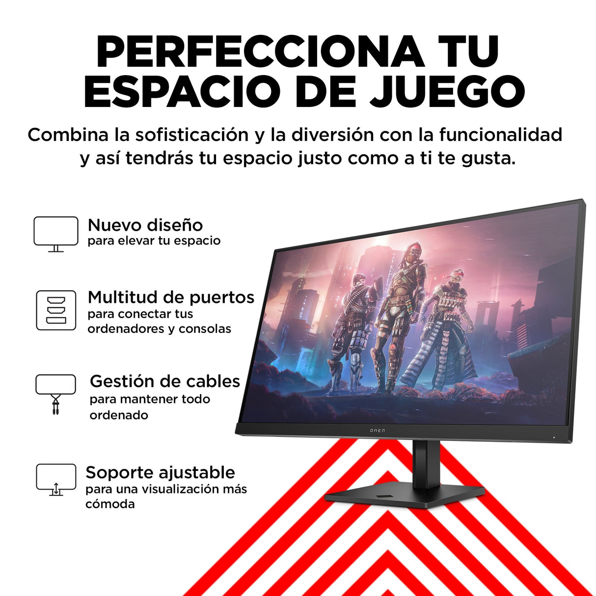 EAN 0197029617989 - OMEN by HP 31.5 inch QHD 165Hz Gaming Monitor - OMEN 32q pantalla para PC 80 cm (31.5") 2560 x 1440 Pixel imagen 14