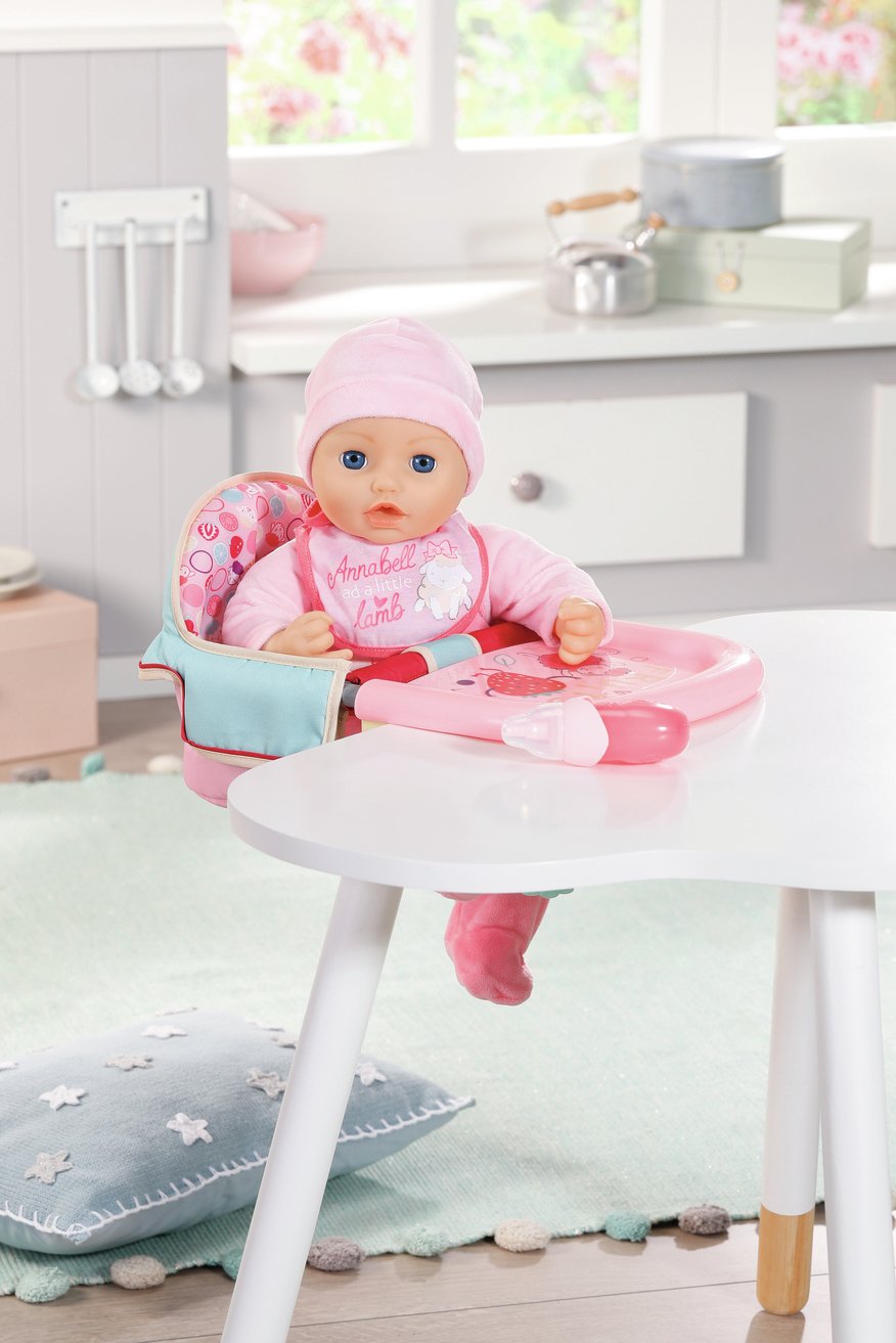 Baby Annabell Lunch Time Feeding Chair Trona Para Muñecas