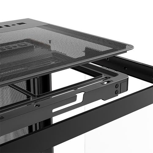 Caja Pc Antec C8 Curve Wood E-Atx Negro 2xvent 160 Mm 1x140mm 2xusb Sn Fuente