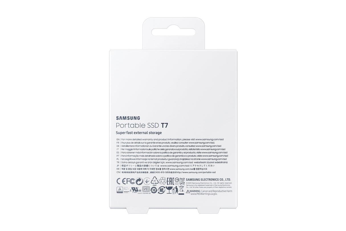 EAN 0887276405384 - Samsung Portable SSD T7 1 TB USB Tipo C 3.2 Gen 2 (3.1 Gen 2) Gris imagen 9