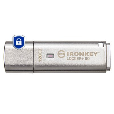 EAN 0740617329391 - Kingston Technology IronKey Locker+ 50 unidad flash USB USB tipo A 3.2 Gen 1 (3.1 Gen 1) Plata imagen 1
