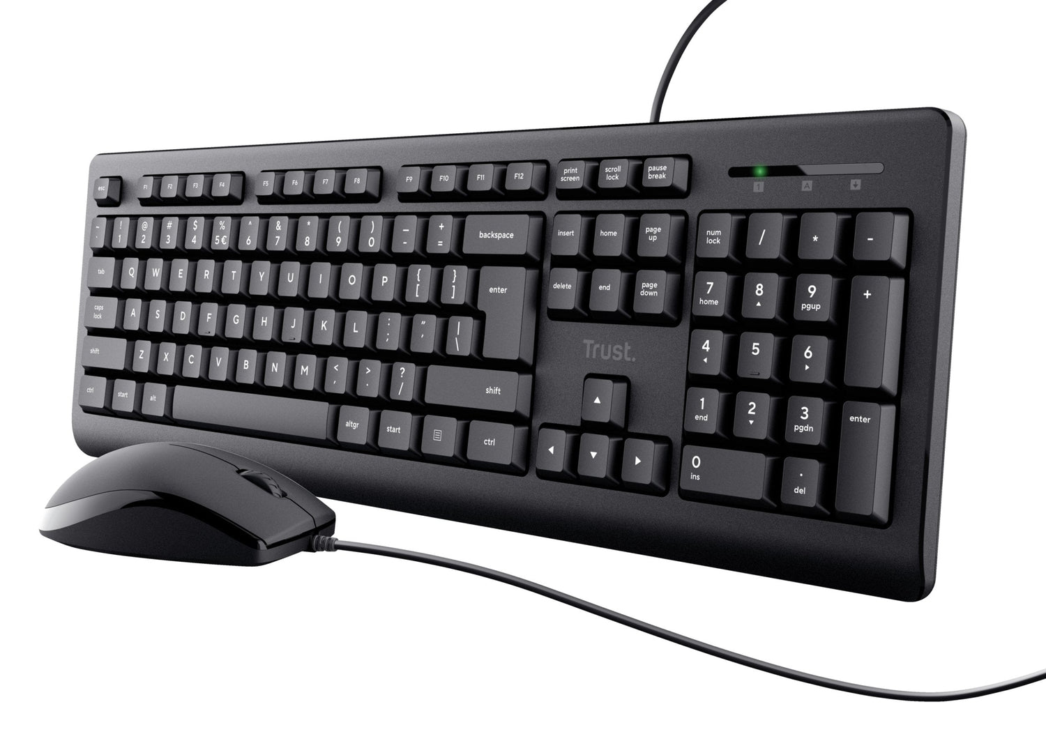 Teclado Y Ratón Trust Tkm-250