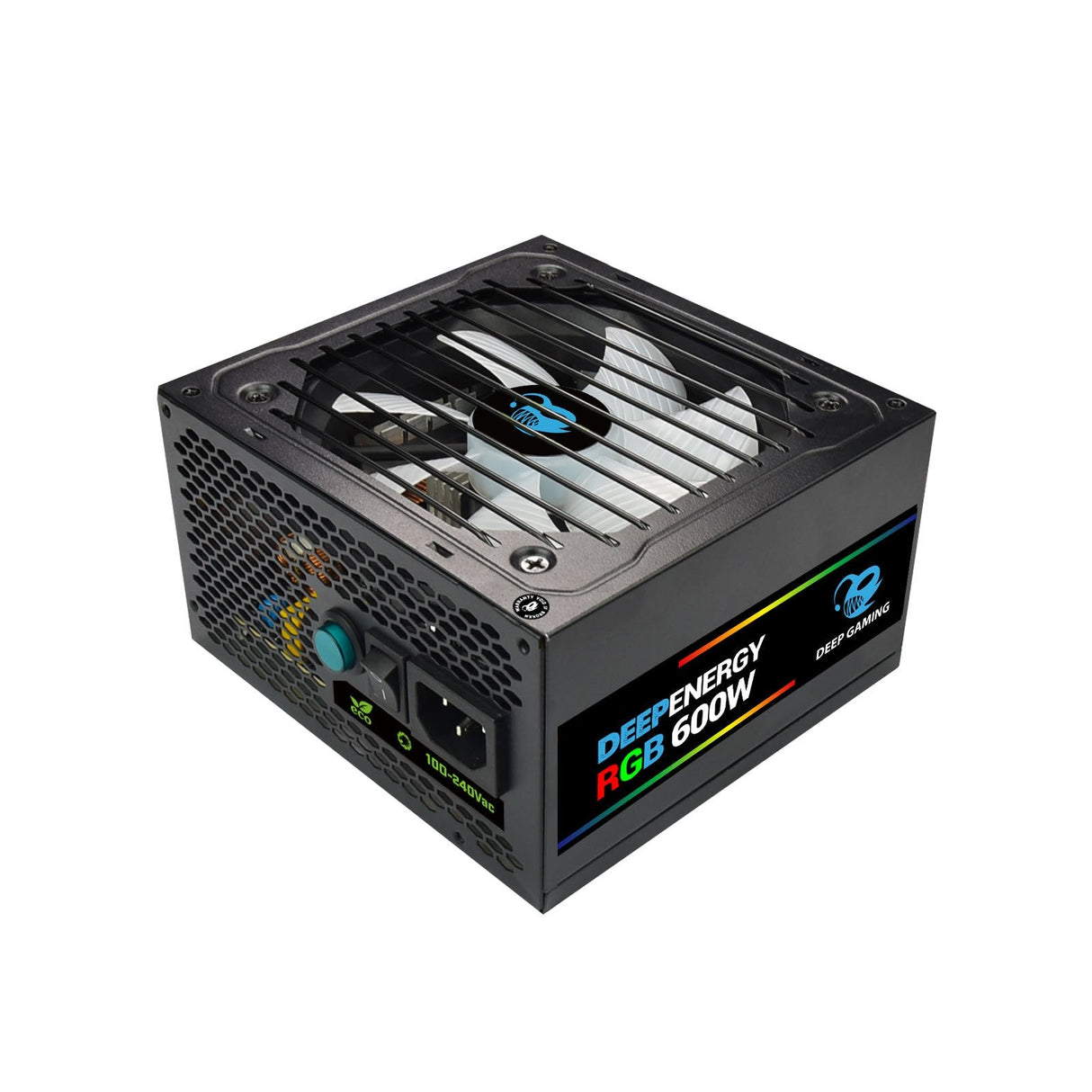 EAN 8436556148804 - Deep Gaming DeepEnergy RGB600 unidad de fuente de alimentación 600 W 20+4 pin ATX ATX Negro imagen 3