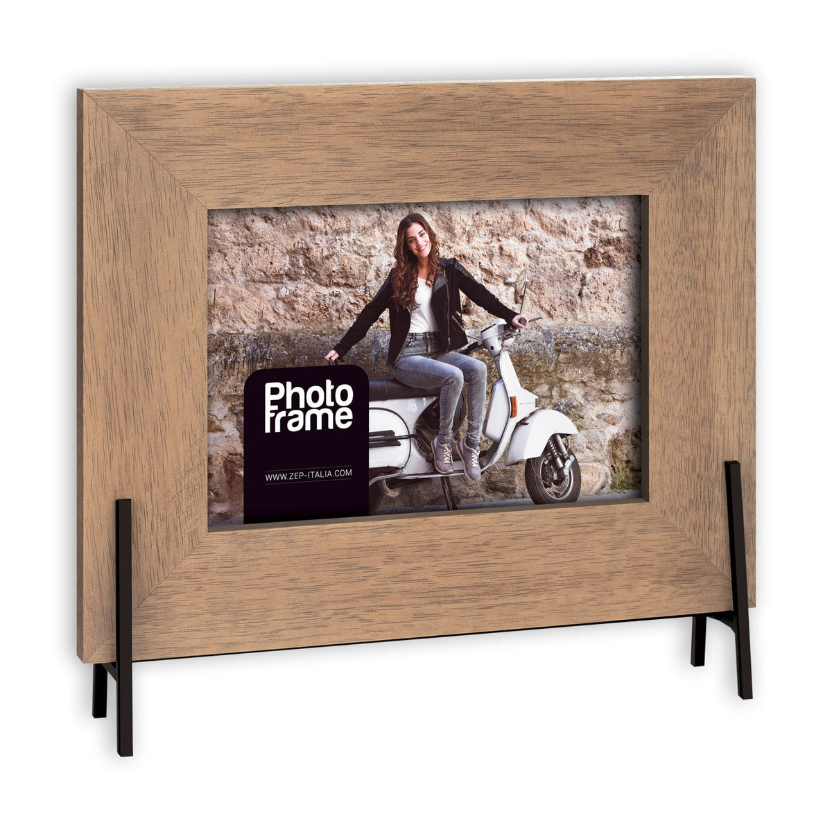 EAN 8020912074212 - ZEP Frejus horizontaal 13x11 hout portret ML275 Expositor de pie retroiluminado Marrón imagen 4