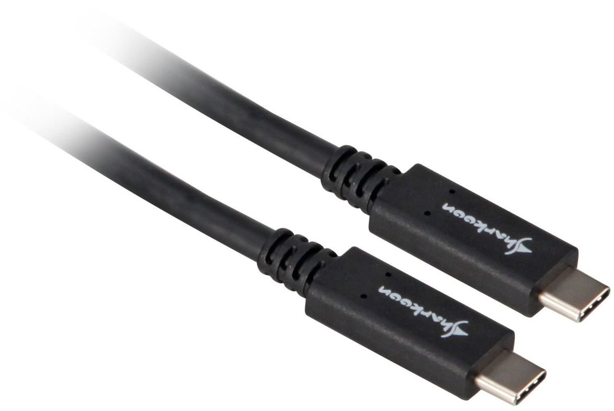 EAN 4044951021208 - Sharkoon 4044951021208 cable USB USB 3.2 Gen 1 (3.1 Gen 1) 1 m USB C Negro imagen 1