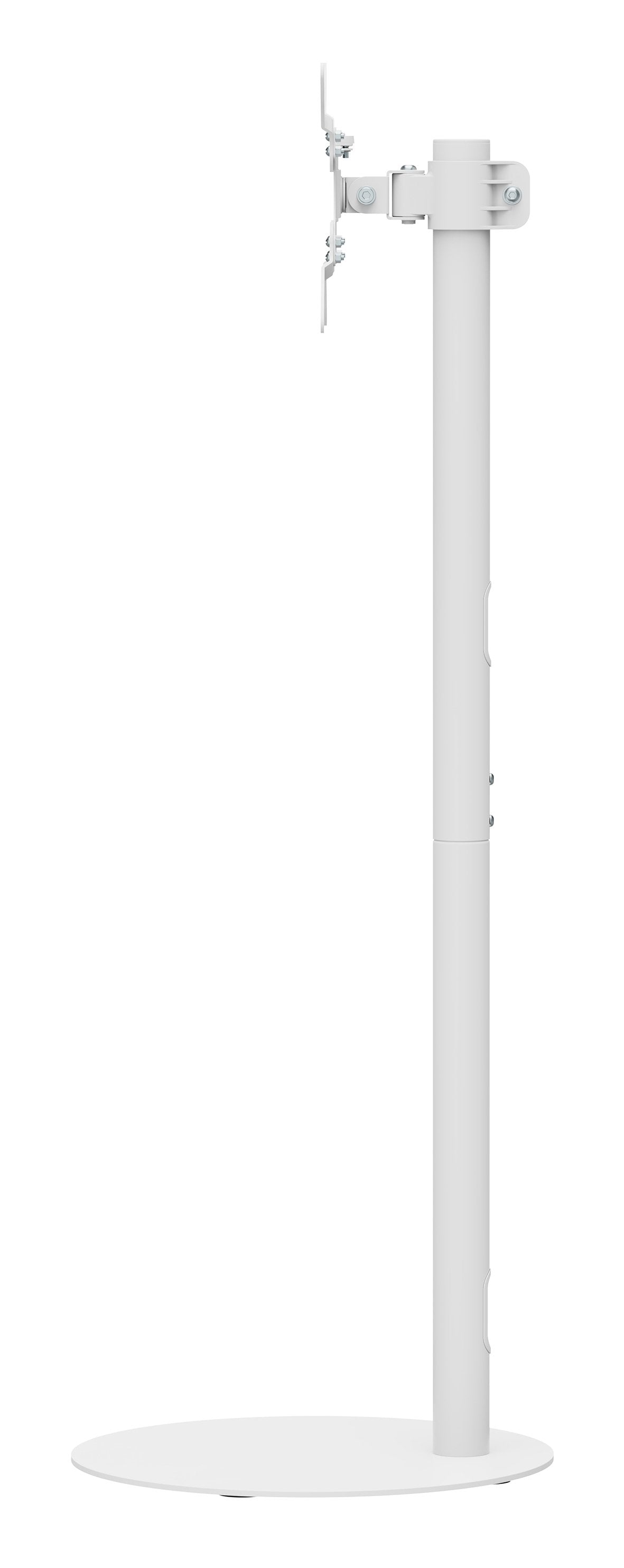M Pro Series - Single Pole Floorbase 2 White