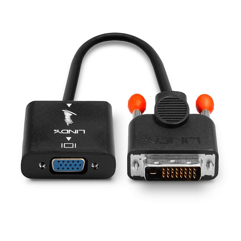 EAN 4002888381895 - Lindy 38189 adaptador de cable de vídeo 0,1 m DVI-D VGA (D-Sub) Negro imagen 4