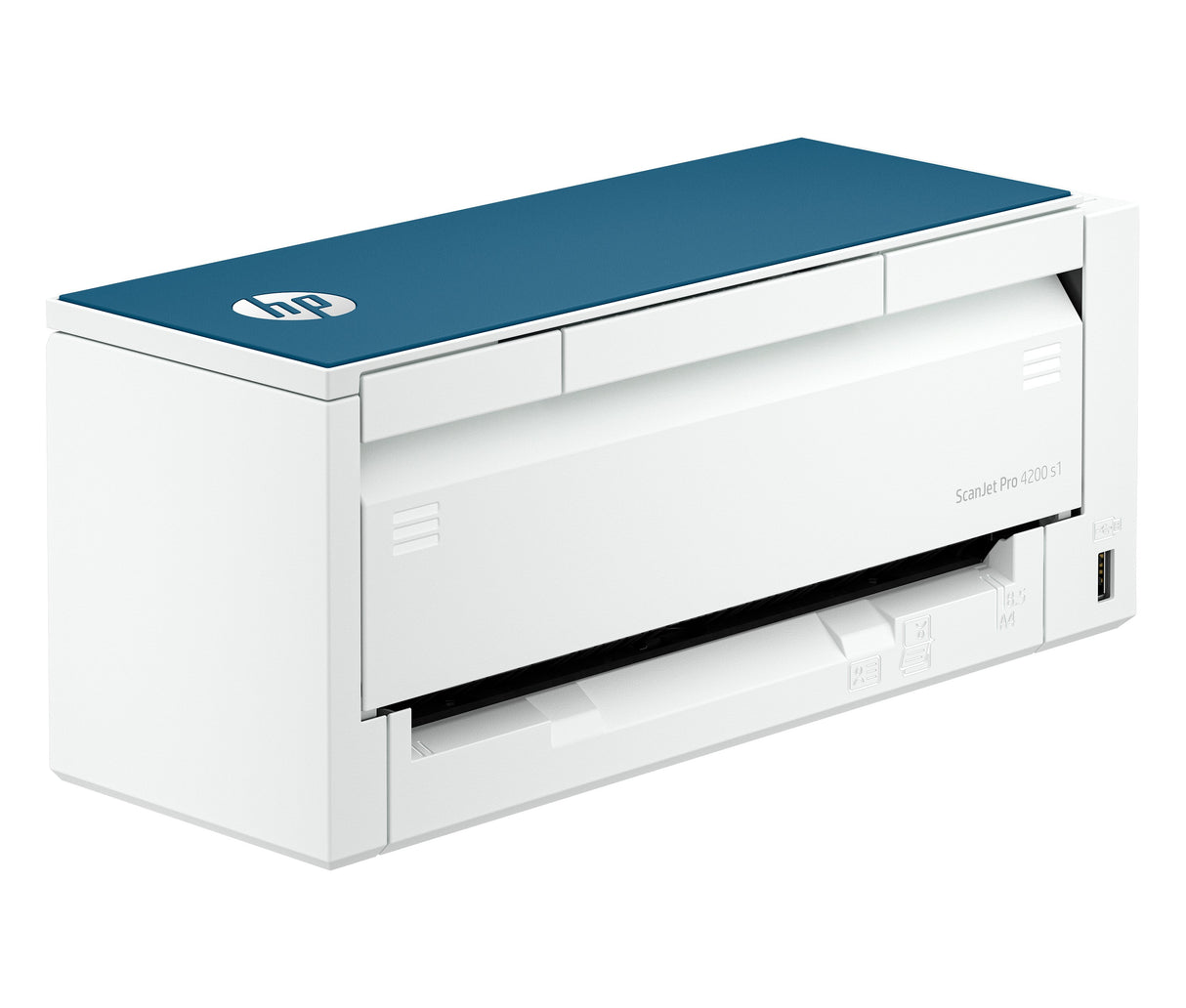 EAN 0198701401049 - HP ScanJet Pro 4200 s1 Escáner con alimentador automático de documentos (ADF) 600 x 600 DPI A4 Azul, Blan imagen 2