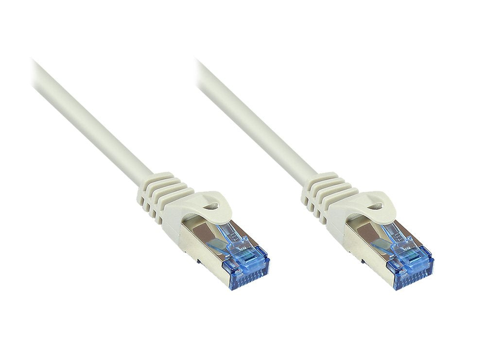 Goodconnections Cable De Red Mit Rastnasenschutz, Cat. 6a, S Ftp, Pimf, Halogenfrei, 500mhz, Grau, 3m,