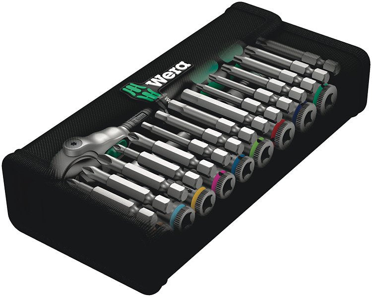 Wera 8100 Sa 9 Zyklop Speed Juego De Trinquete, 1/4 Drive Imperial
