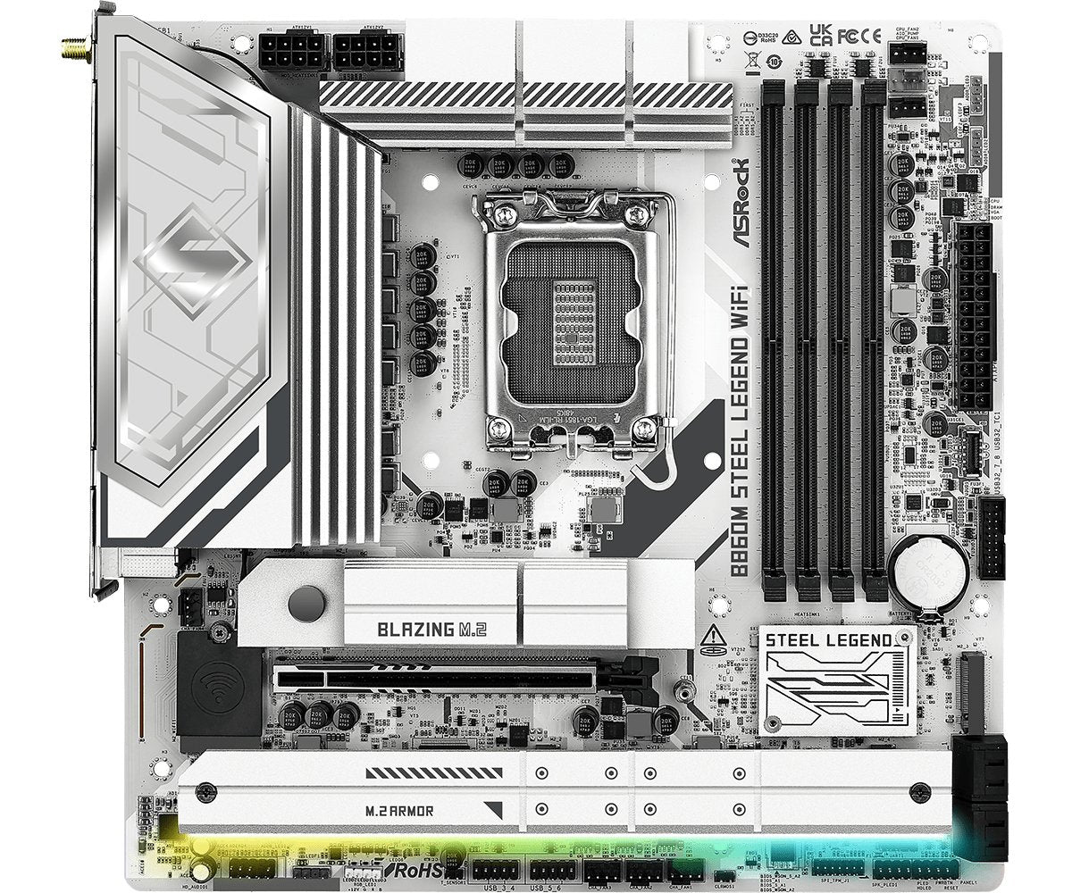 EAN 4711581490215 - Asrock B860M Steel Legend WiFi Intel B860 LGA 1851 (Socket V1) micro ATX imagen 2