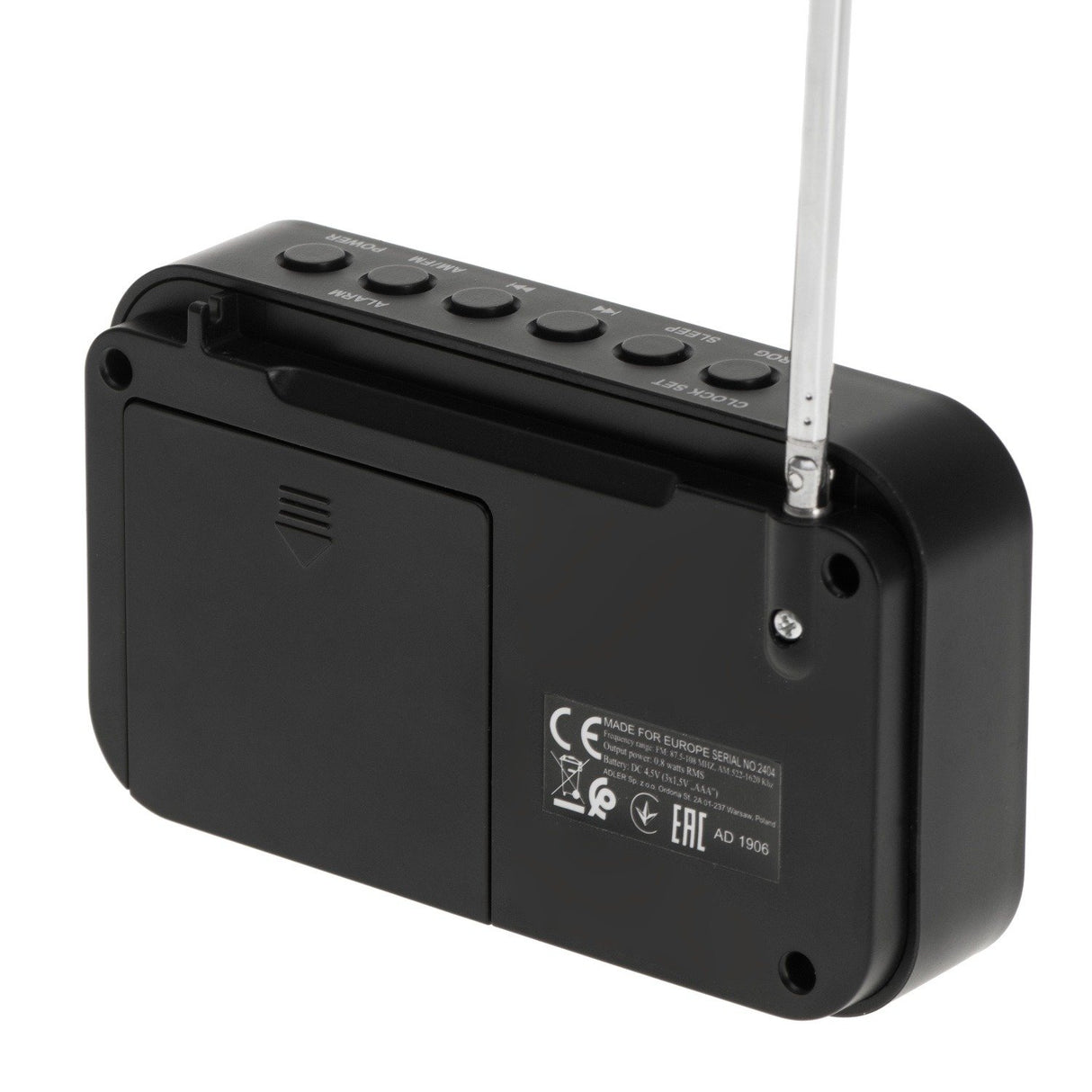 EAN 5905575905499 - Adler AD 1906 radio Portátil Negro imagen 7