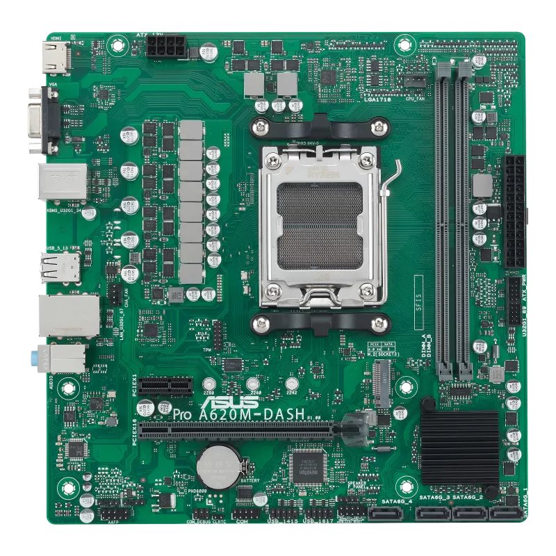 EAN 4711387311363 - ASUS PRO A620M-DASH-CSM AMD A620 Zócalo AM5 micro ATX imagen 1