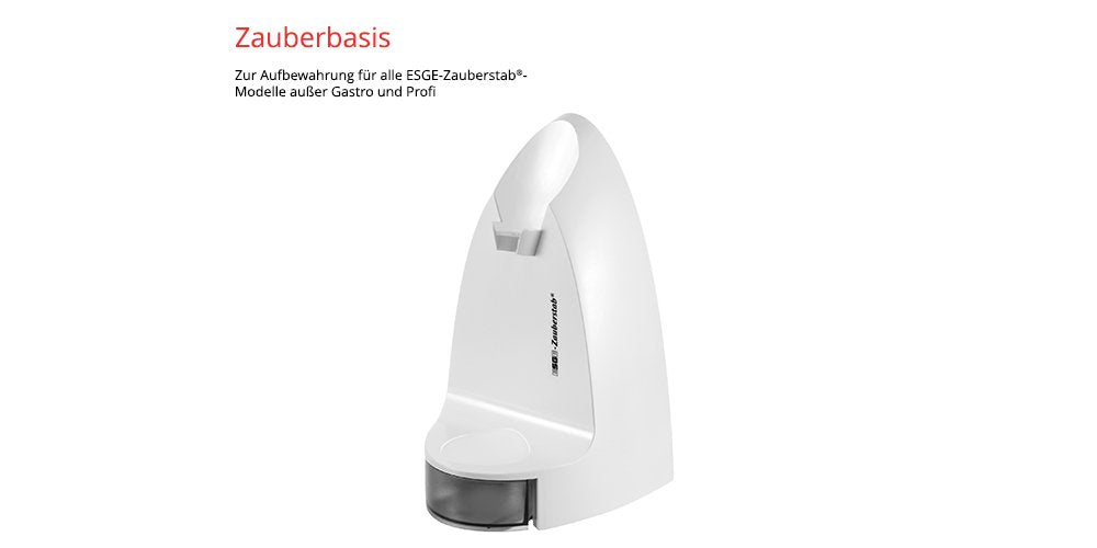 Unold Esge Zauberstab Zauberbasis Blanco 7330, Soporte, Blanco, Plástico, 151 Mm, 162 Mm, 252 Mm