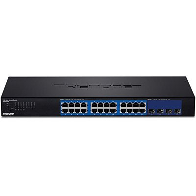 EAN 0710931140200 - Trendnet TEG-30284 switch Gestionado Gigabit Ethernet (10/100/1000) 1U Negro imagen 2