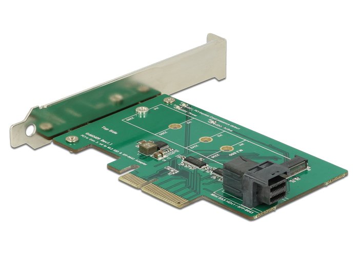 Pci Express X4 Karte > 1 X Intern Nvme M.2 Pcie 1 X Intern Sff-8643 Nvme Low Profile Form Faktor