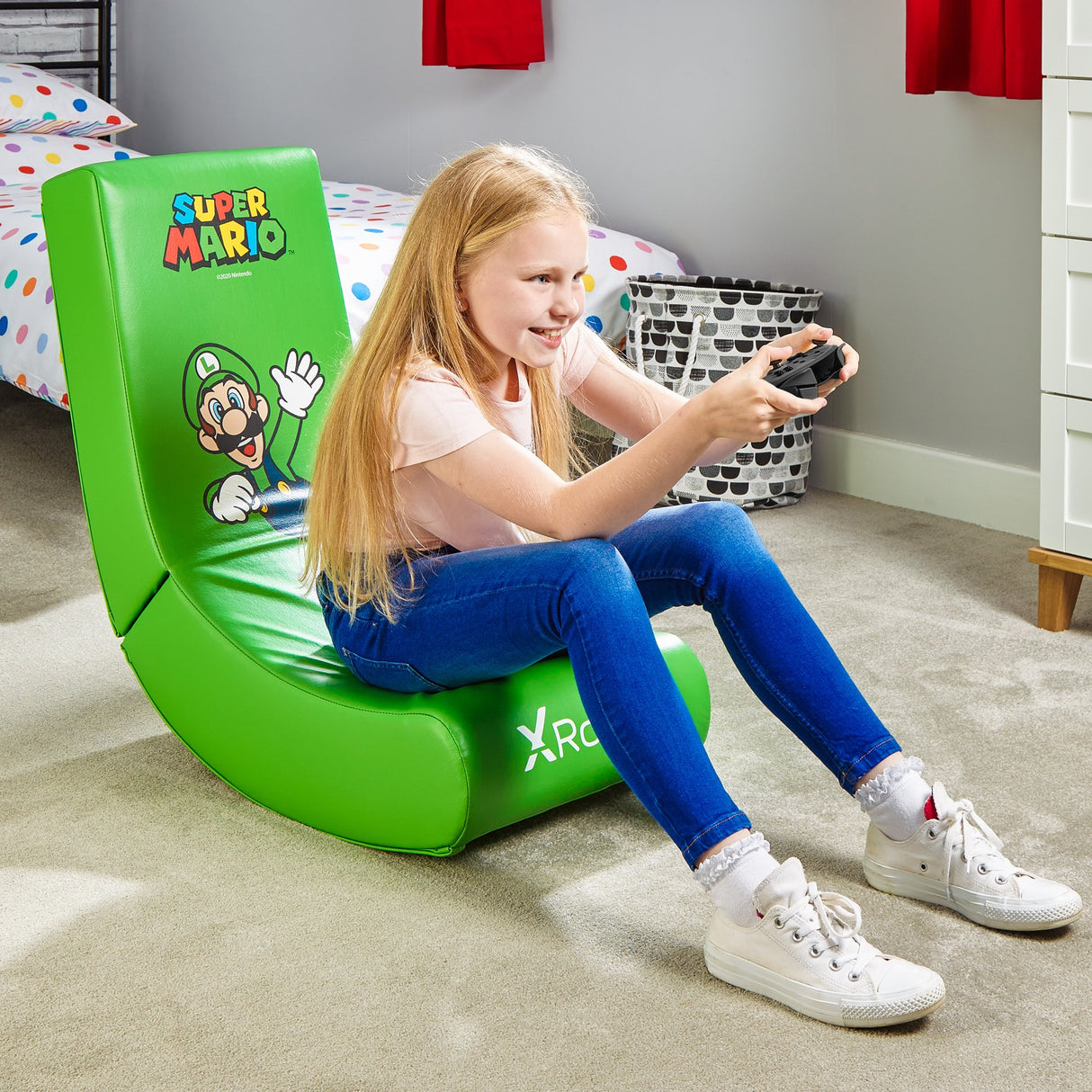 X Rocker Super Mario Joy Collection - Luigi Silla Gaming