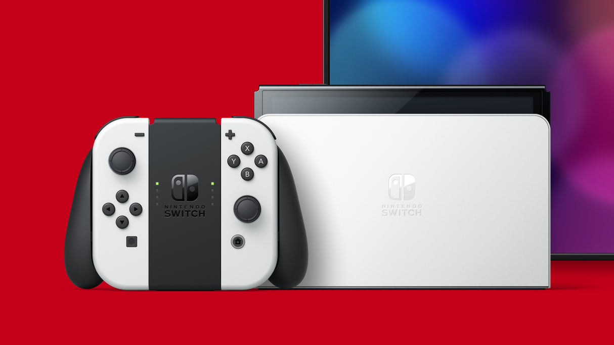 EAN 45496883386 - Nintendo Switch OLED videoconsola portátil 17,8 cm (7") 64 GB Pantalla táctil Wifi Negro, Blanco imagen 14