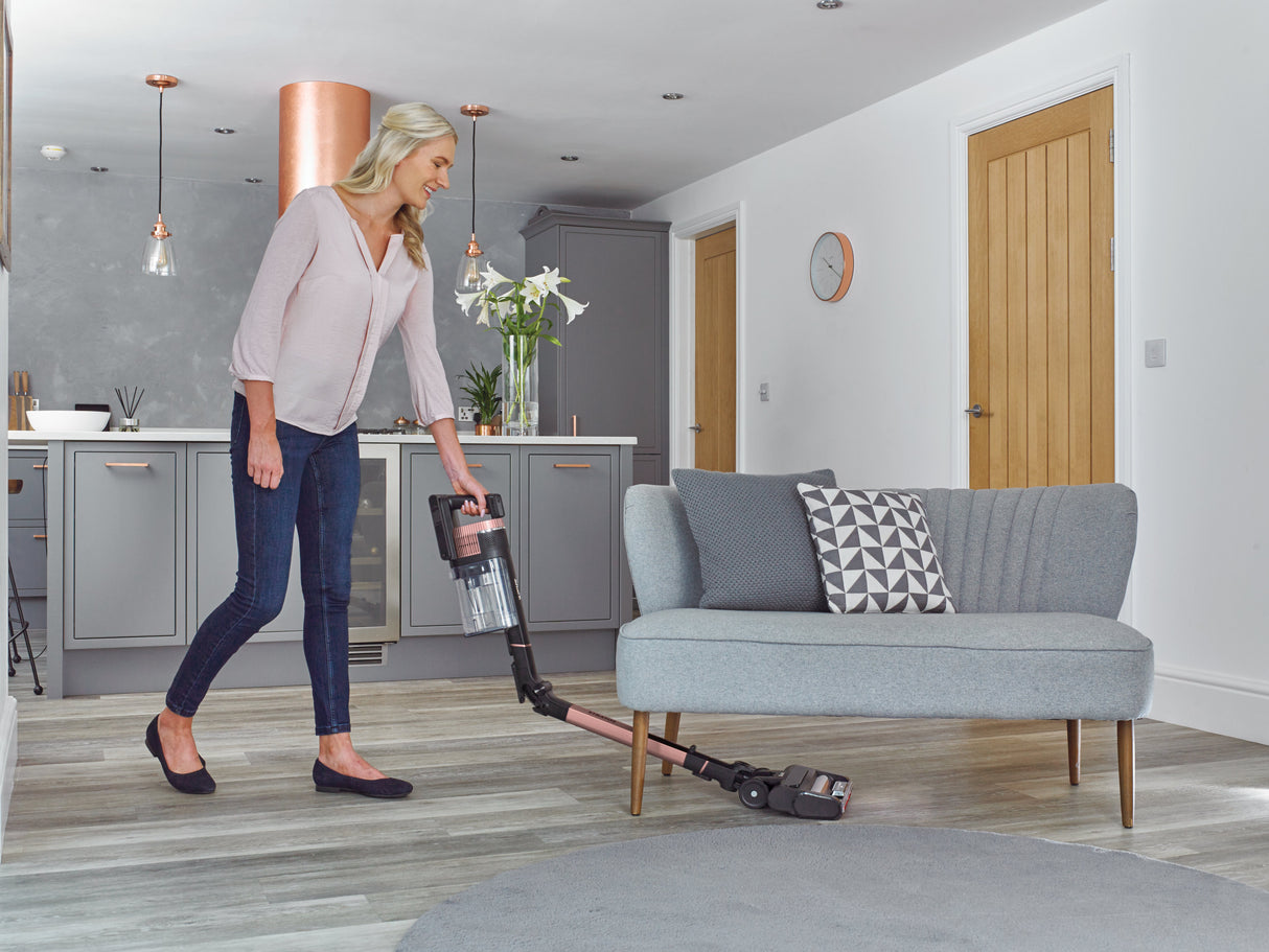 EAN 0622356254601 - Shark Stratos Aspiradora escoba 2 en 1 Batería Secar Sin bolsa Negro, Durazno imagen 20