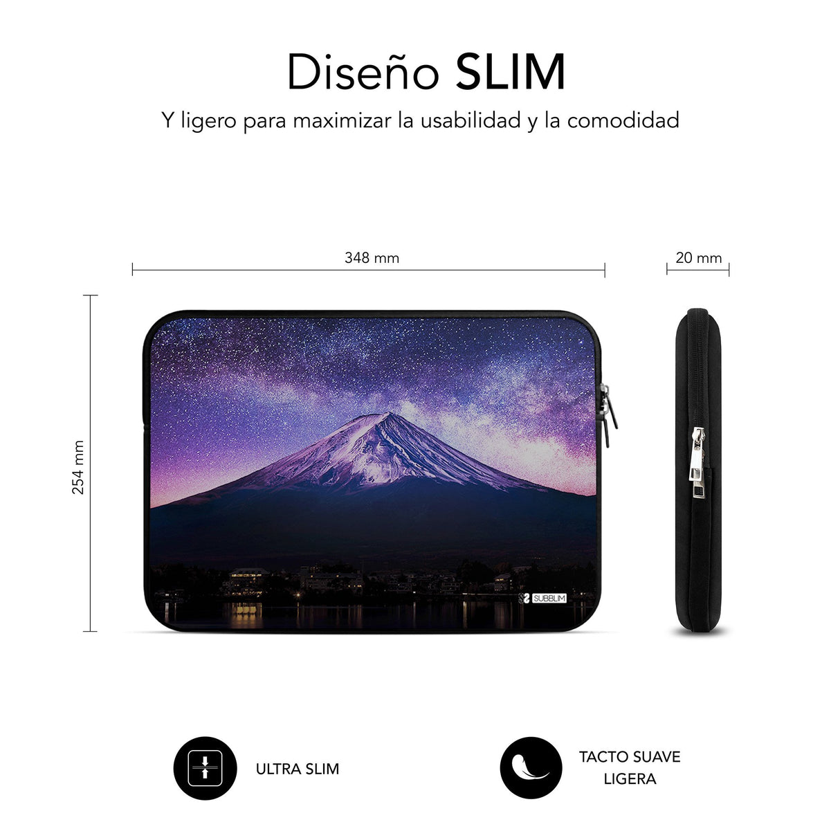 EAN 8436586742775 - SUBBLIM SUBLS-SKIN100 maletines para portátil 35,6 cm (14") Multicolor imagen 4