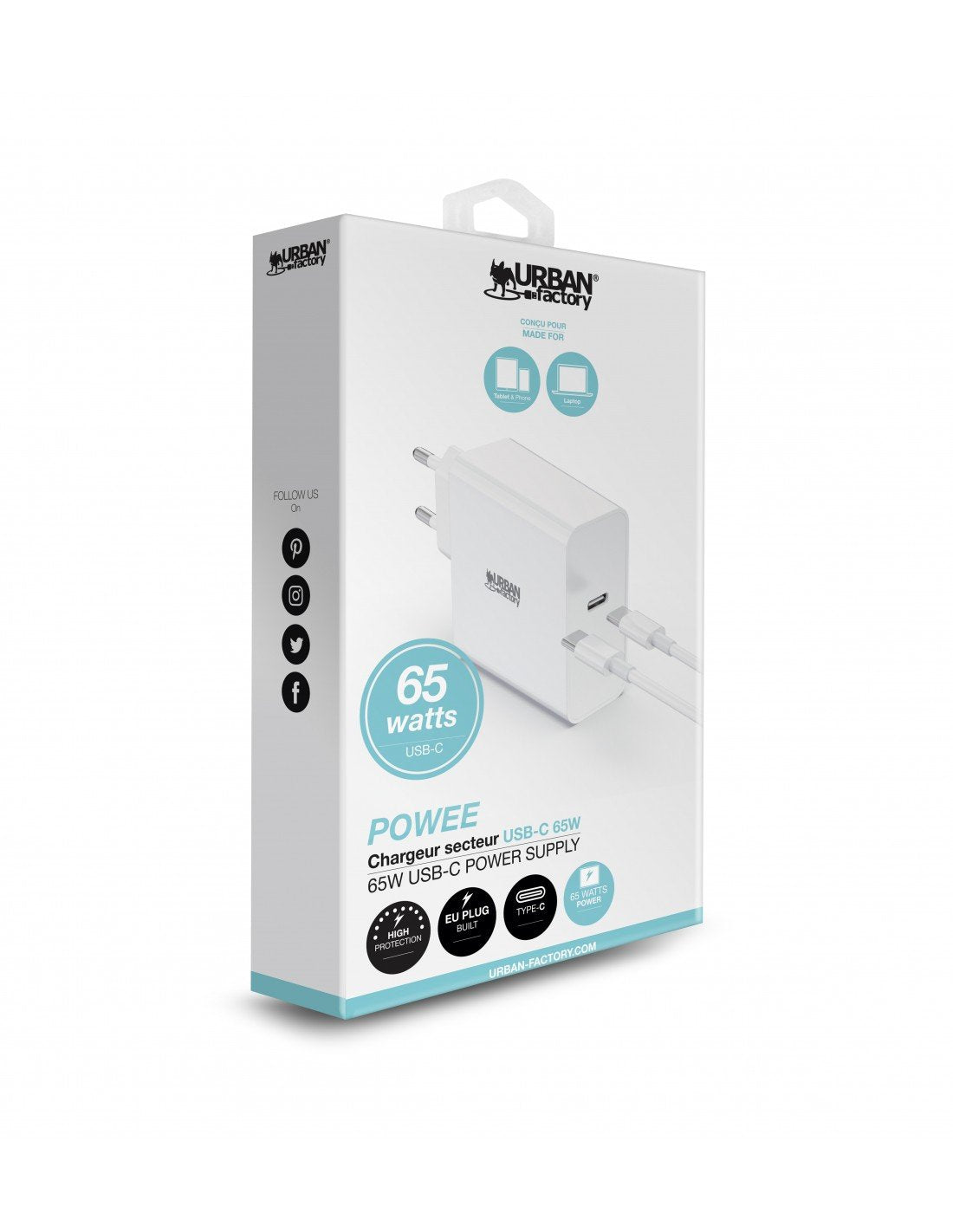 Cargador Universal 65w Usb-C Char Laptop / Tablet / Seleccion Volt