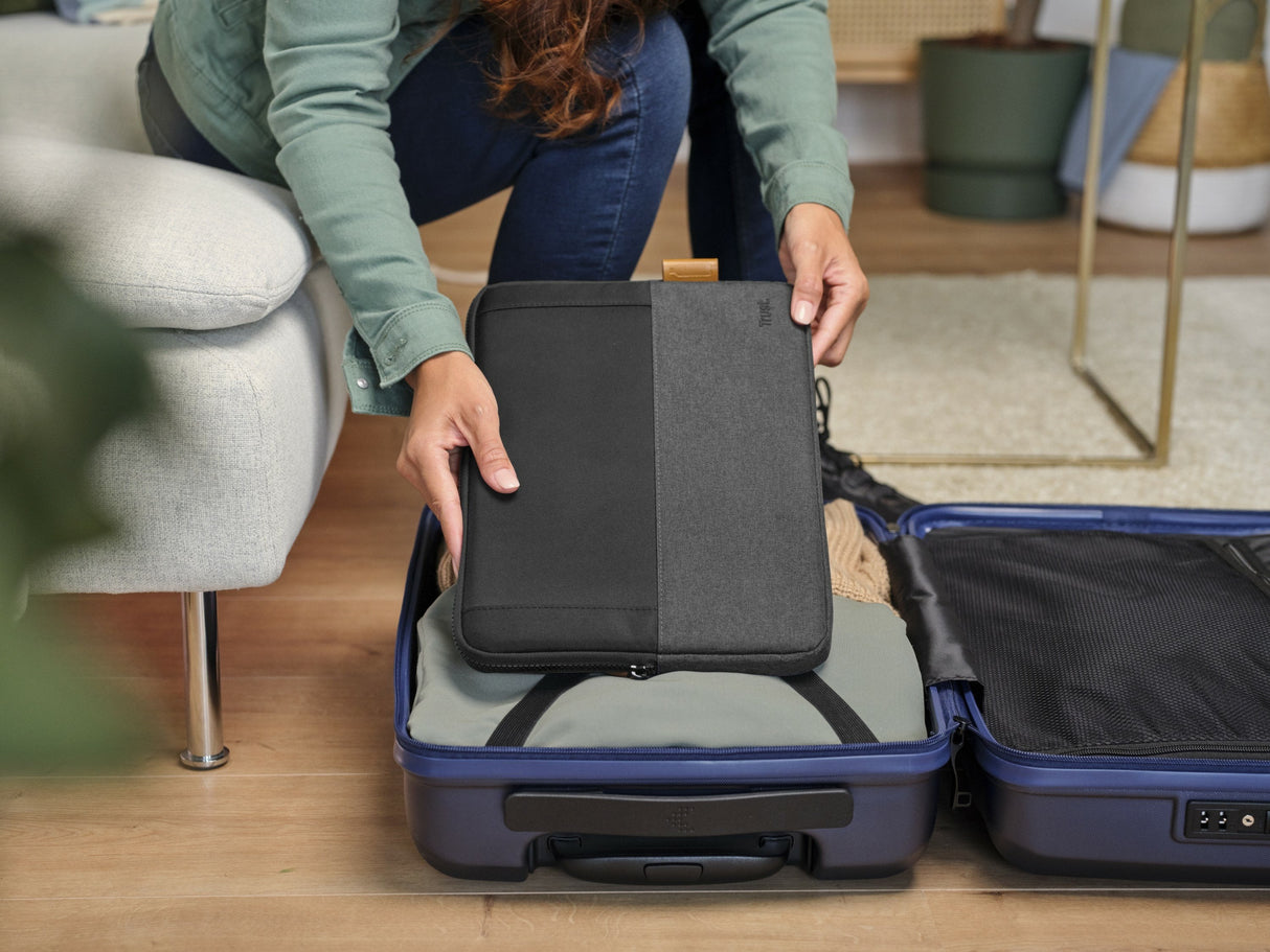 Funda Trust Lisboa Para Portátiles Hasta 13.3' Negra