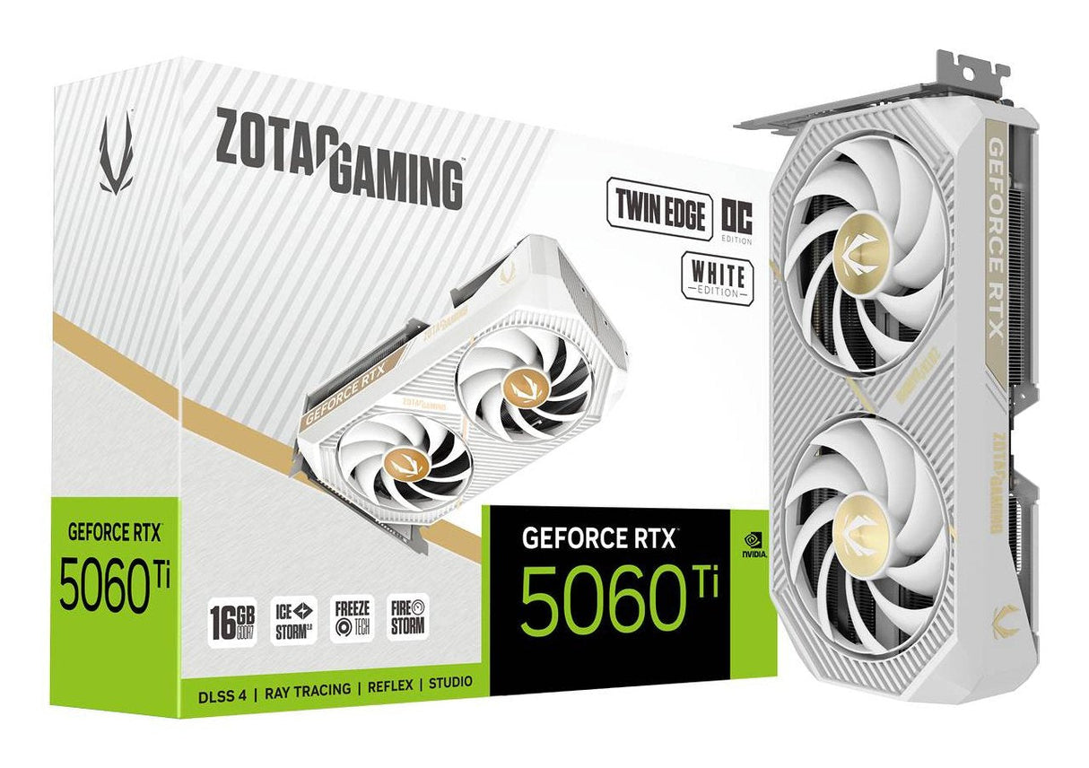 Rtx 5060 Ti 16gb Zotac Twin Edge Oc Blanco Gddr