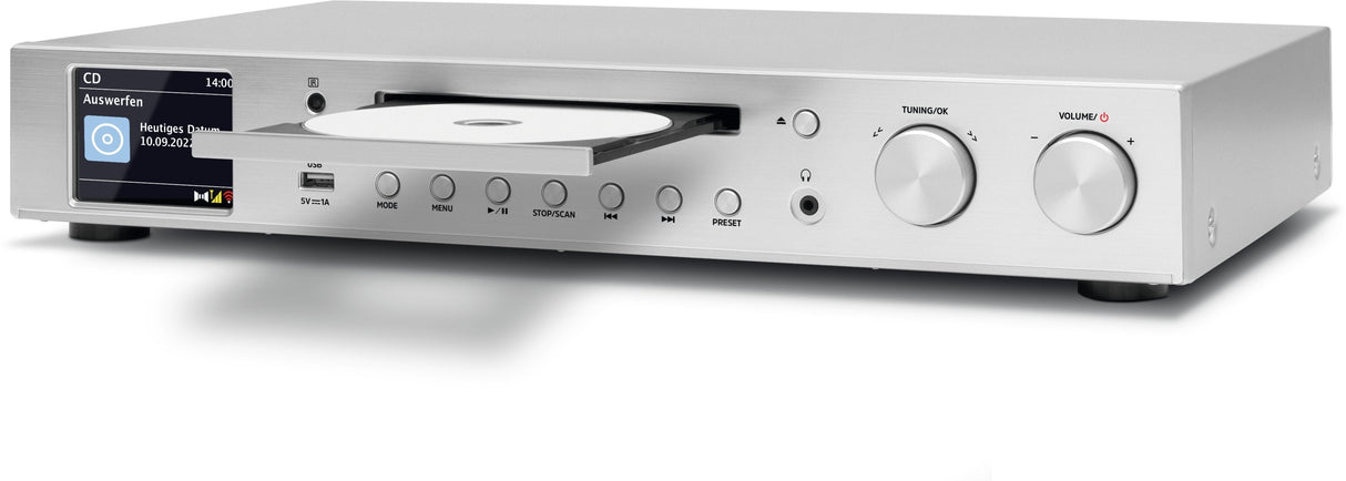 EAN 4019588139893 - TechniSat DigitRadio 143 CD (V3) Internet Analógico y digital Plata imagen 4