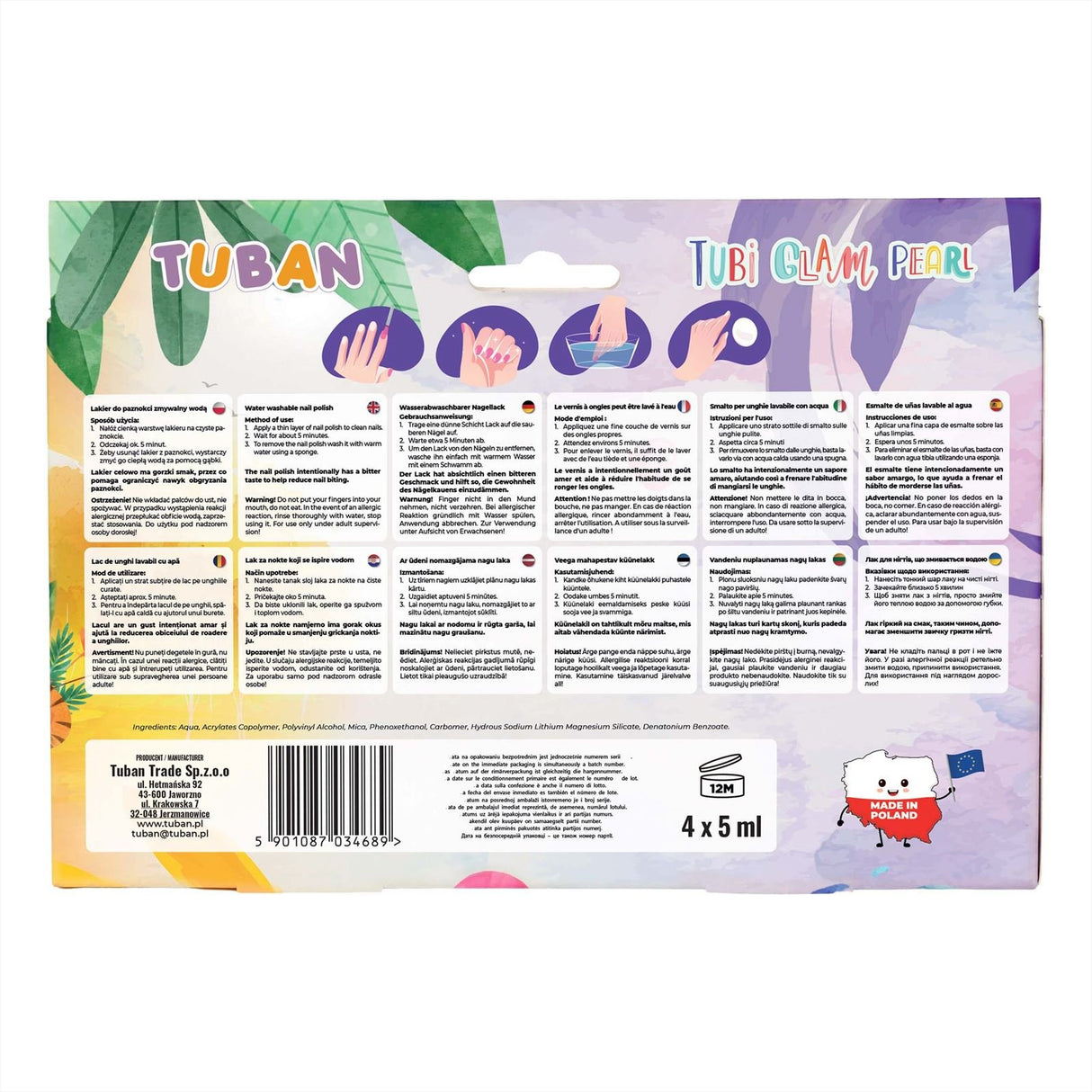 EAN 5901087034689 - Tuban TU3468 juego de esmalte de uñas imagen 3