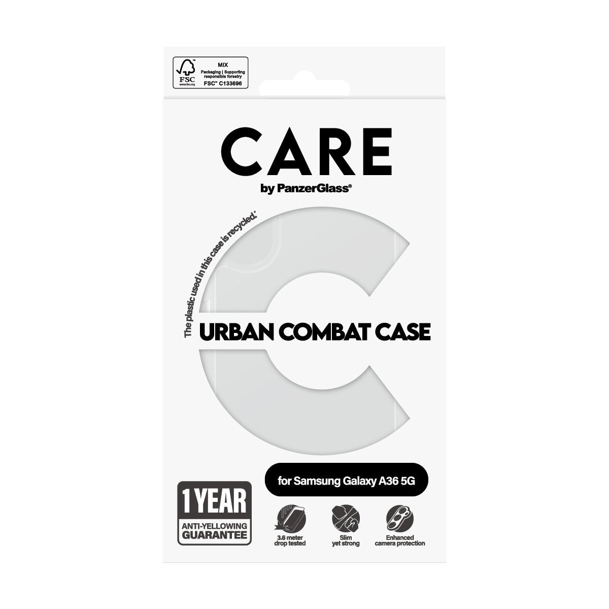 EAN 5715685016875 - PanzerGlass CARE™ by ® Urban Combat Case Transparent Samsung Galaxy A36 5G funda para teléfono móvil Tran imagen 3