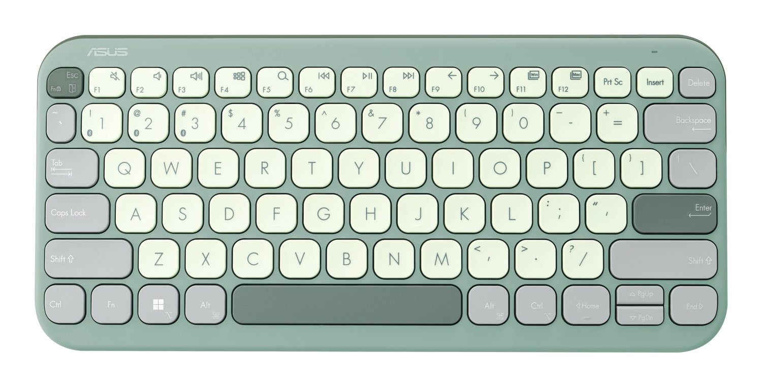 Asus Marshmallow Keyboard Kw100 Teclado Hogar Bluetooth Inglés De Ee. Uu. Verde