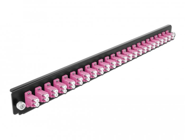 19? Lwl Spleissbox Frontblende 24 Port Lc Duplex Violett