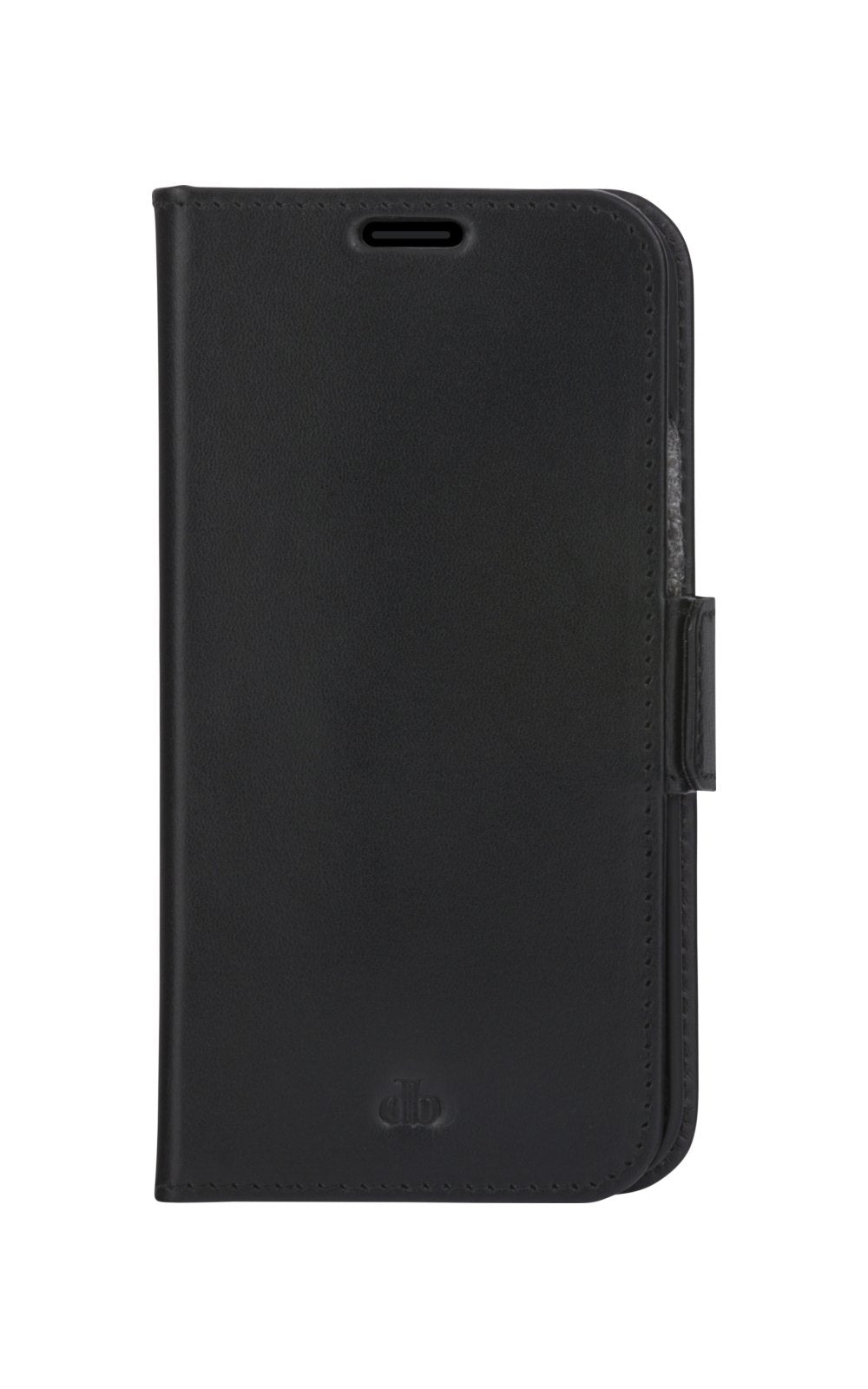 Dbramante1928 Copenhagen Slim Funda Con Tapa Para Teléfono Móvil Cuero De Grano Entero Negro Para Apple Iphone 13