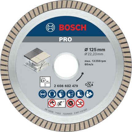 Bosch Hoja Abrasiva Diamante Extraclean Turbo Para Cerámica
