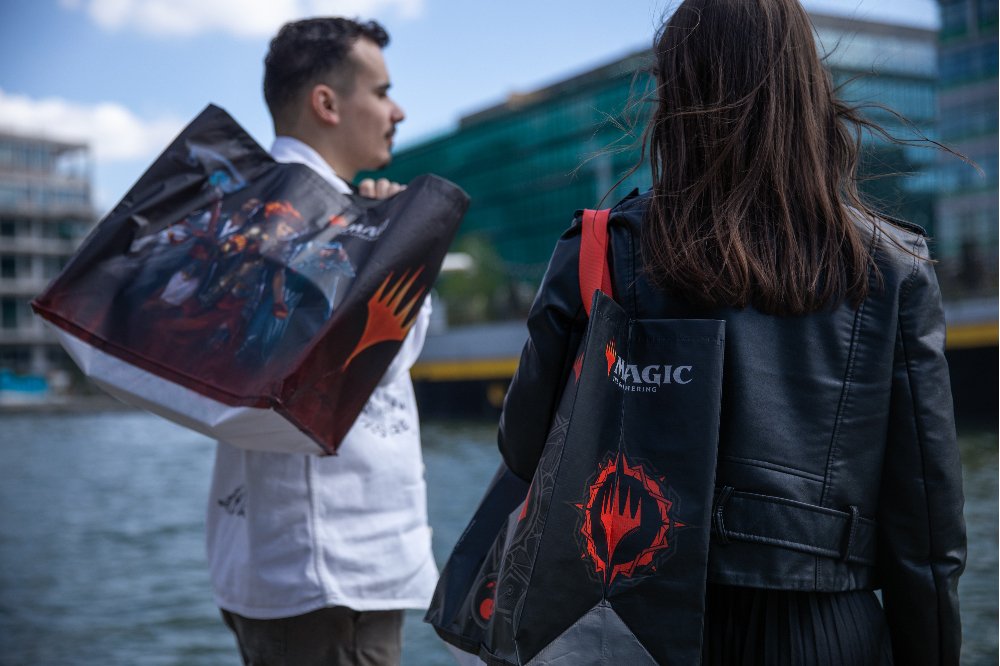 5 Colors Mana Bolsa Reciclable Con Asas 40x45x20 Cm Magic The Gathering