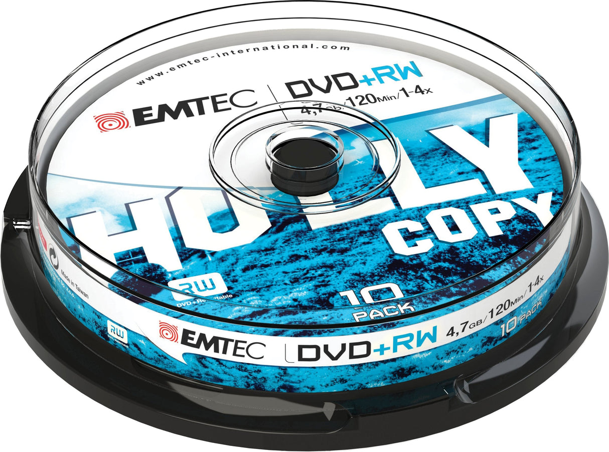 Emtec Ecovprw47104cb Dvd En Blanco 4,7 Gb Dvd+Rw 10 Pieza