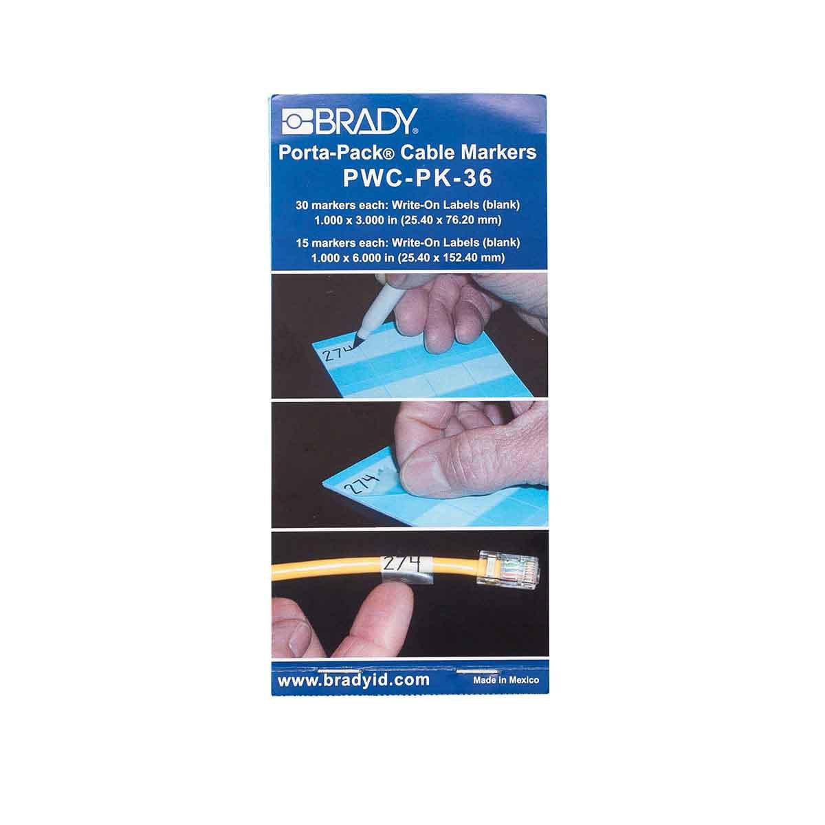 Porta-Pack Wire Marker Books - Write-On Self-Laminating