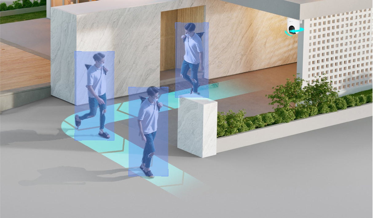 Ezviz Camara Wifi Exterior Hb8 2k+ 4mp Panoramica/Inclinacion Con Bateria