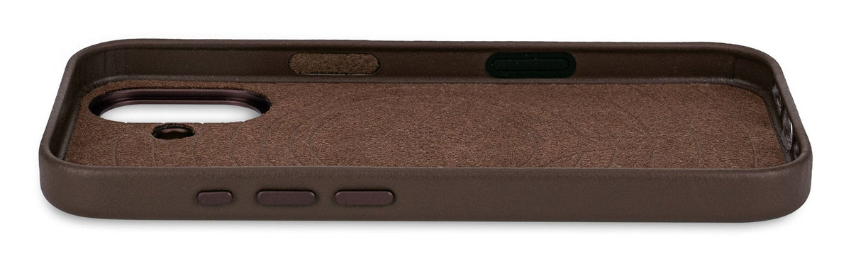 Decoded Leather Backcover Iphone 17 Chocolate Brown
